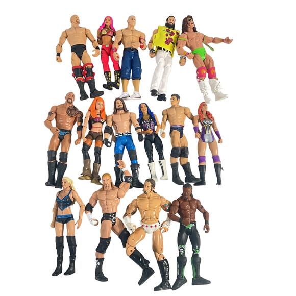 WWE Toys 3lb Mixed Lot Of Vintage Wwe Wcw Wwf Wresting Action M 686d5ed05df8e7de2ed1cb1b